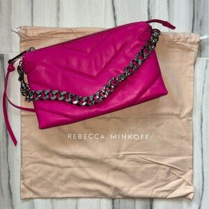 Rebecca Minkoff “Edie” Maxi medium quilted leather crossbody. NWT